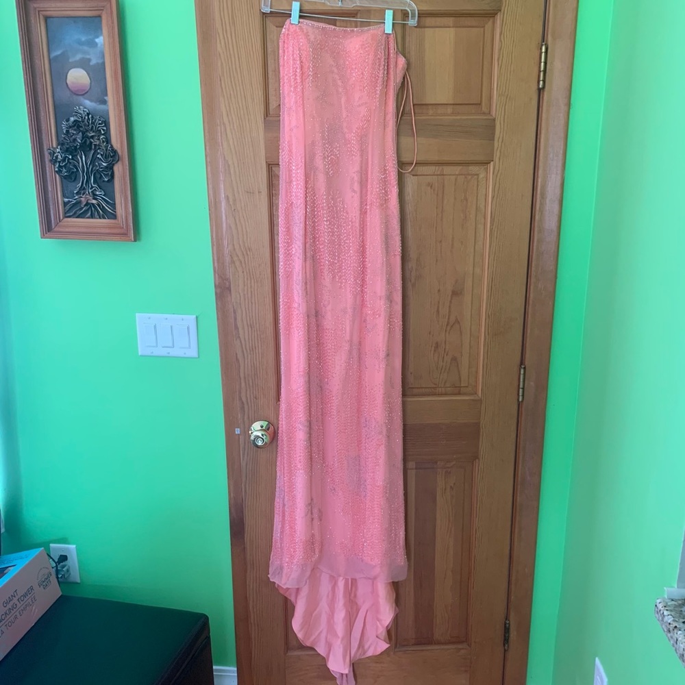 Vintage Tiffany Beaded Gown w/ Train